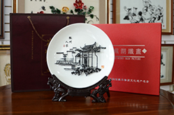 徽州人家瓷盤鐵畫系列