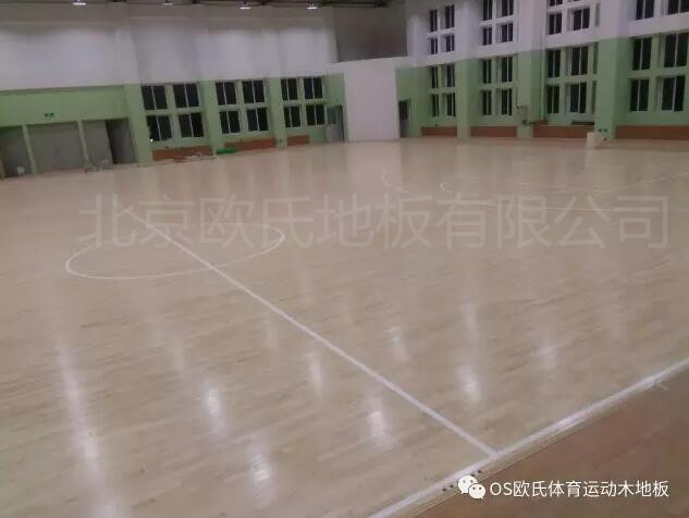 汕頭特殊教育學(xué)校籃球館木地板案例圖6