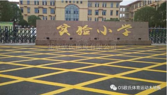 湖南寧鄉(xiāng)縣城南實驗小學體育館木地板成功案例