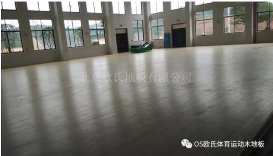 湖南寧鄉(xiāng)縣城南實驗小學體育館木地板成功案例