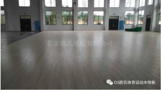 湖南寧鄉(xiāng)縣城南實驗小學體育館木地板成功案例