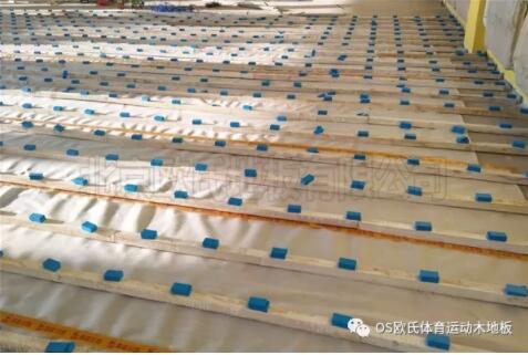內(nèi)蒙古烏海雙欣電廠(chǎng)籃球館木地板成功案例