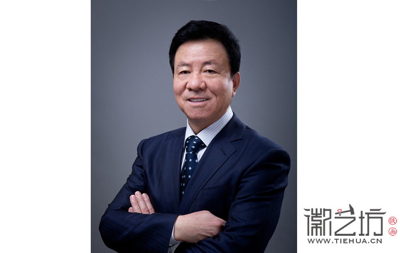 人物肖像鐵畫送領(lǐng)導(dǎo) ——萬達(dá)副總裁丁本錫人物肖像鐵畫定制案例