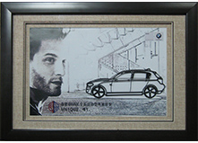 成為寶馬4S鐵畫禮品供應(yīng)商