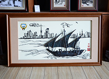 徽藝坊鐵畫走向國際