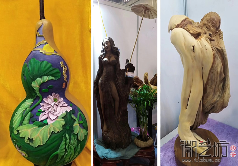 第七屆工藝美術(shù)博覽會(huì)現(xiàn)場(chǎng)展品