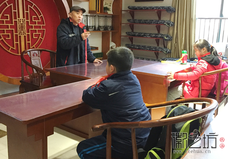 鏡湖小學(xué)真容國學(xué)堂鐵畫第六課 (3)