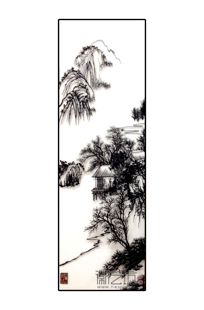 鐵畫(huà)老藝人顏昌貴作品1