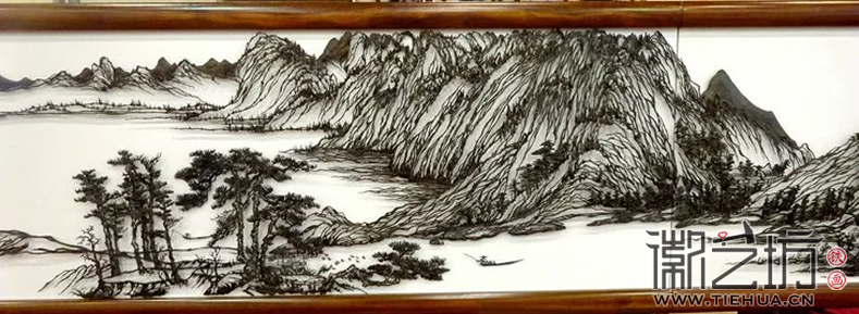 煙波浩渺山水色 鐵打丹青入畫(huà)中 (4)