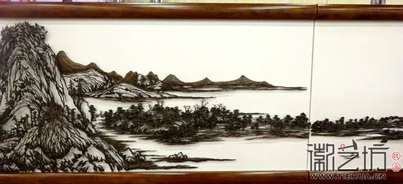 煙波浩渺山水色 鐵打丹青入畫(huà)中 (2)