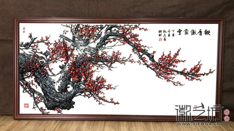 鐵骨傲霜雪家居裝飾鐵畫2