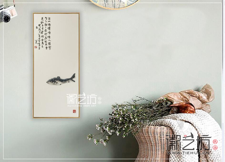 八大山人系列徽藝坊鐵畫藝人李強作品 (3)