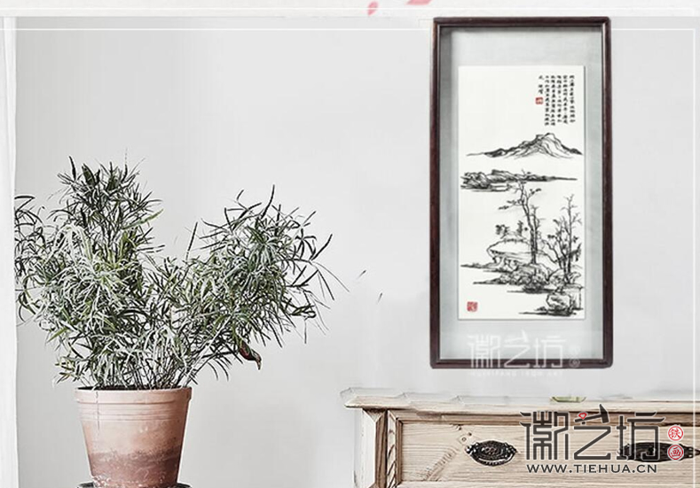 倪瓚山水徽藝坊鐵畫藝人李強作品