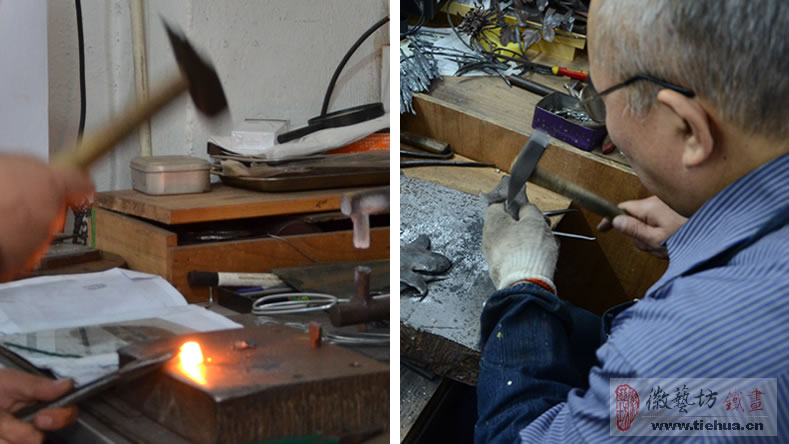 明光市人民醫(yī)院定制三幅安徽風景題材鐵畫作為會議室壁畫