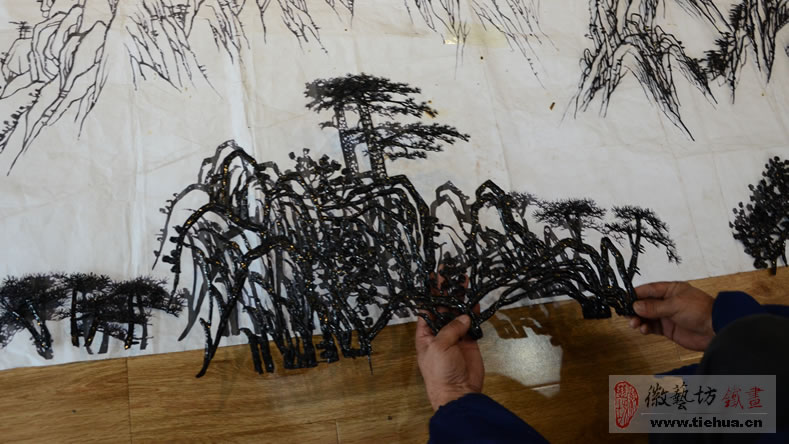 10 徽藝坊鐵畫壁畫案例- 明光市人民醫(yī)院