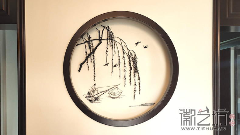 別墅裝飾山水鐵畫1