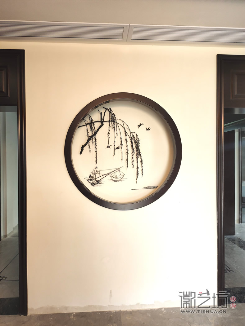 別墅裝飾山水鐵畫2