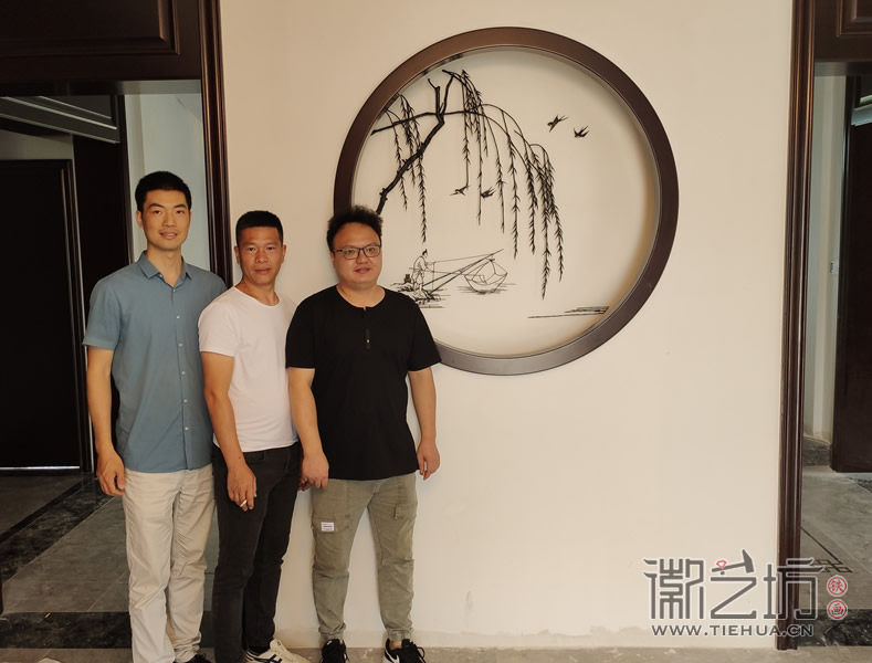 別墅裝飾山水鐵畫3