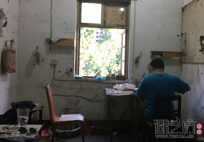 蕪湖鐵畫藝人周黃龍 (9)