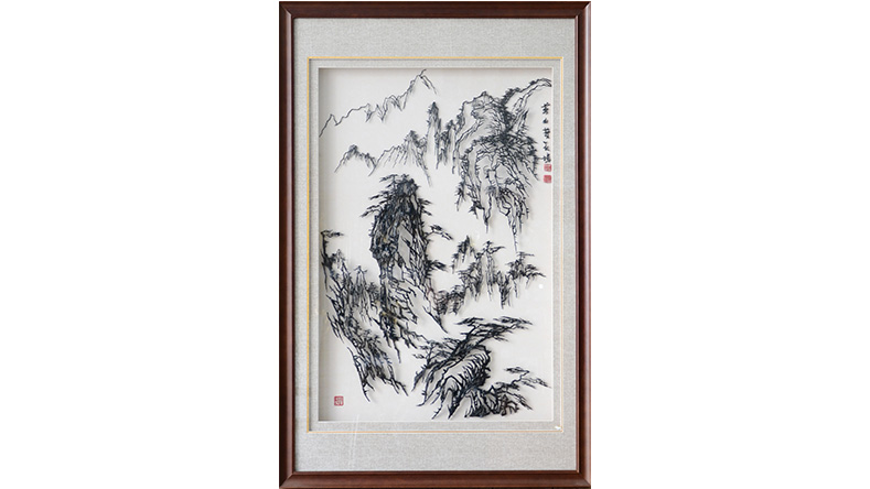 黃山風(fēng)景鐵畫(huà)-楊開(kāi)勇作品