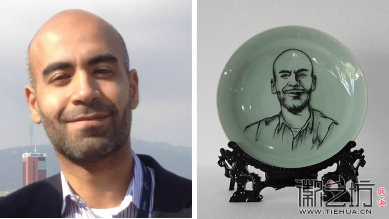 徽藝坊, 打造您的專屬品味 ——華為人物肖像鐵畫定制案例