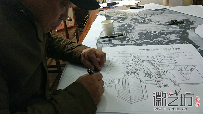 惠而浦中國贈杰夫鐵畫紀念品定制案例